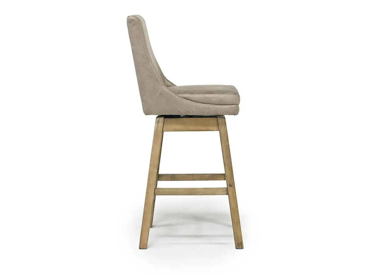 Tallenger Barstool in Tan, 30 Inch