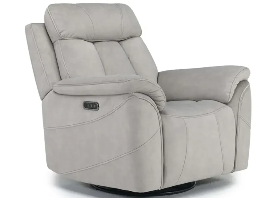 Tate Power Gliding Recliner in Dove