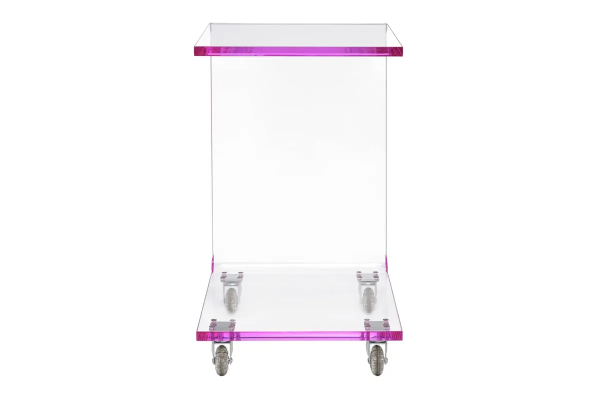 Peek Accent Table in Pink