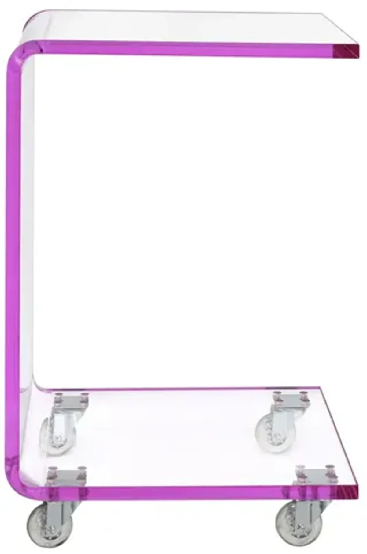 Peek Accent Table in Pink