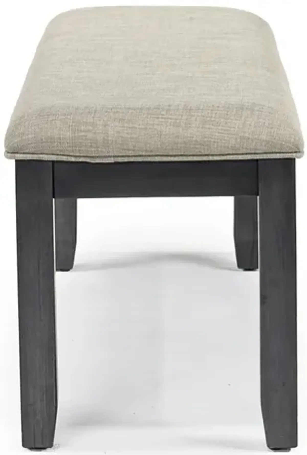 Miami Dining Bench in Gray