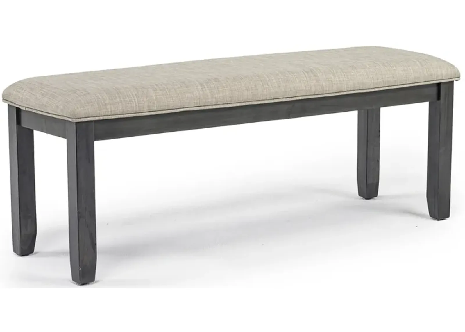 Miami Dining Bench in Gray