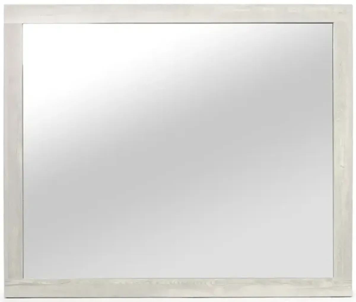 Dallas Mirror in White Wash