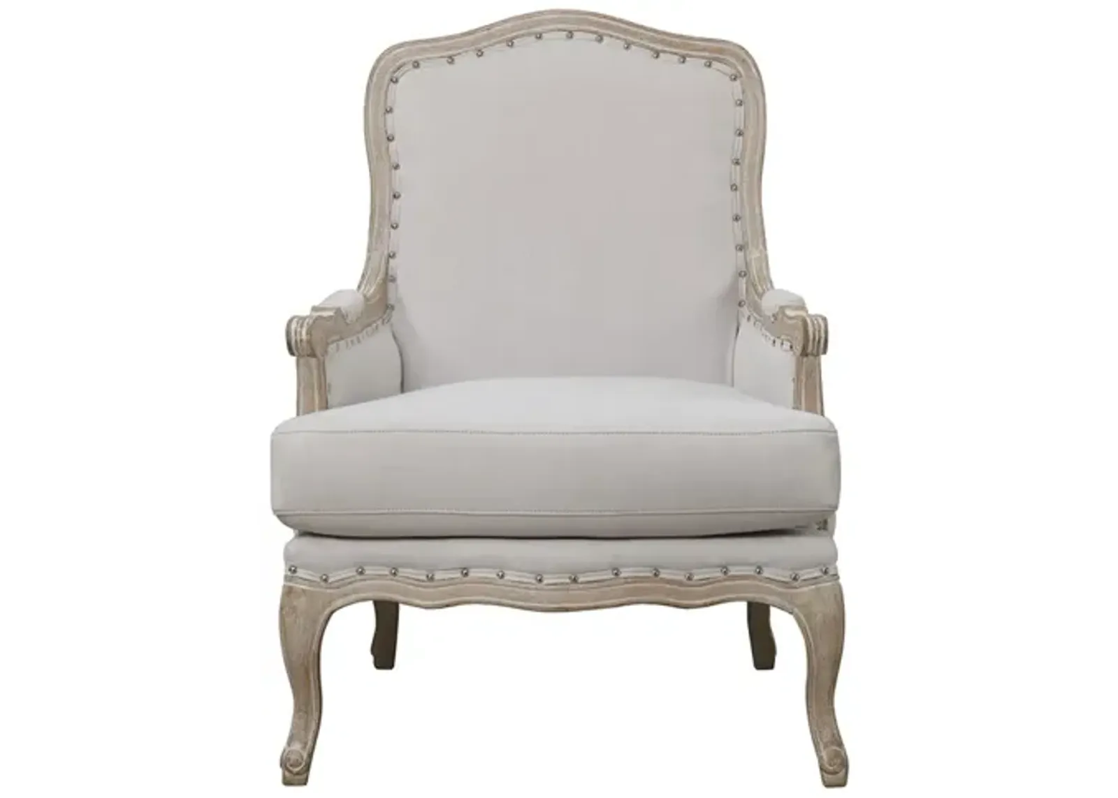 Regal Accent Chair in Taupe