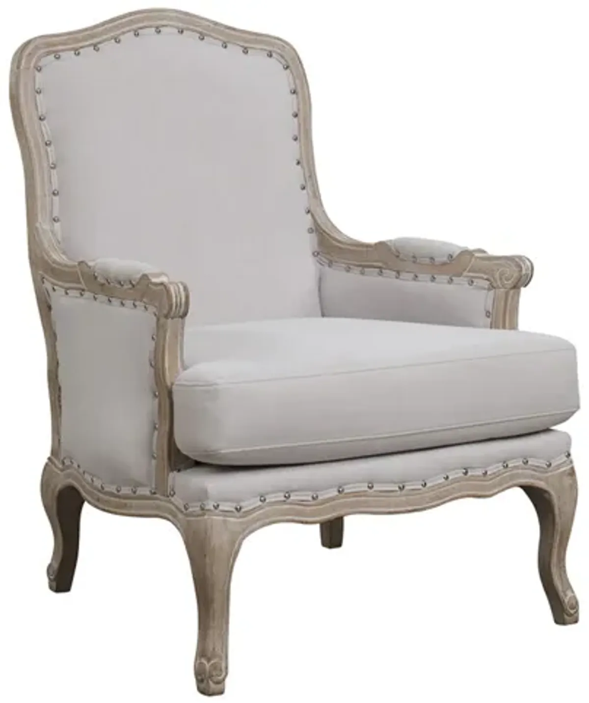 Regal Accent Chair in Taupe