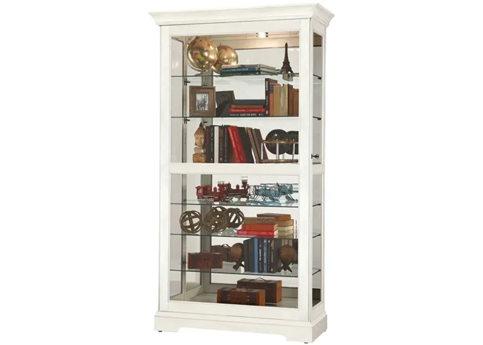 Tyler Curio Cabinet in Linen