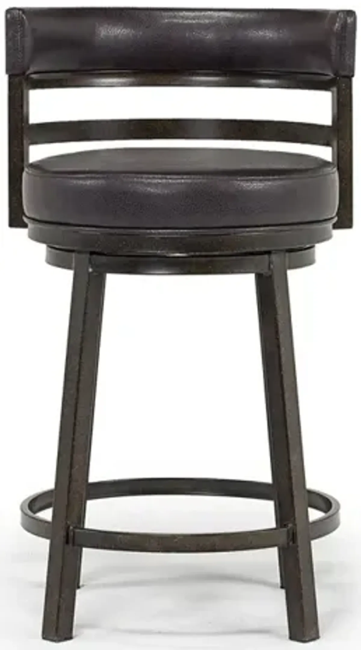 Madrid Counter Height Stool in Auburn & Brown, Swivel