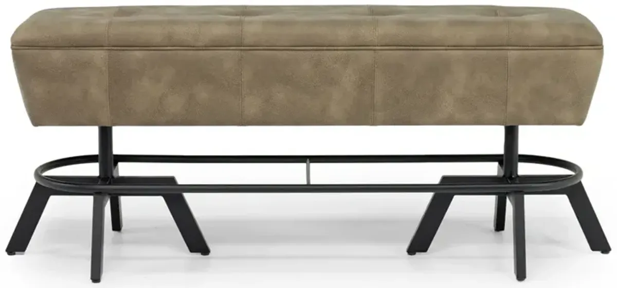 Sequoia Counter Height Bench in Espresso