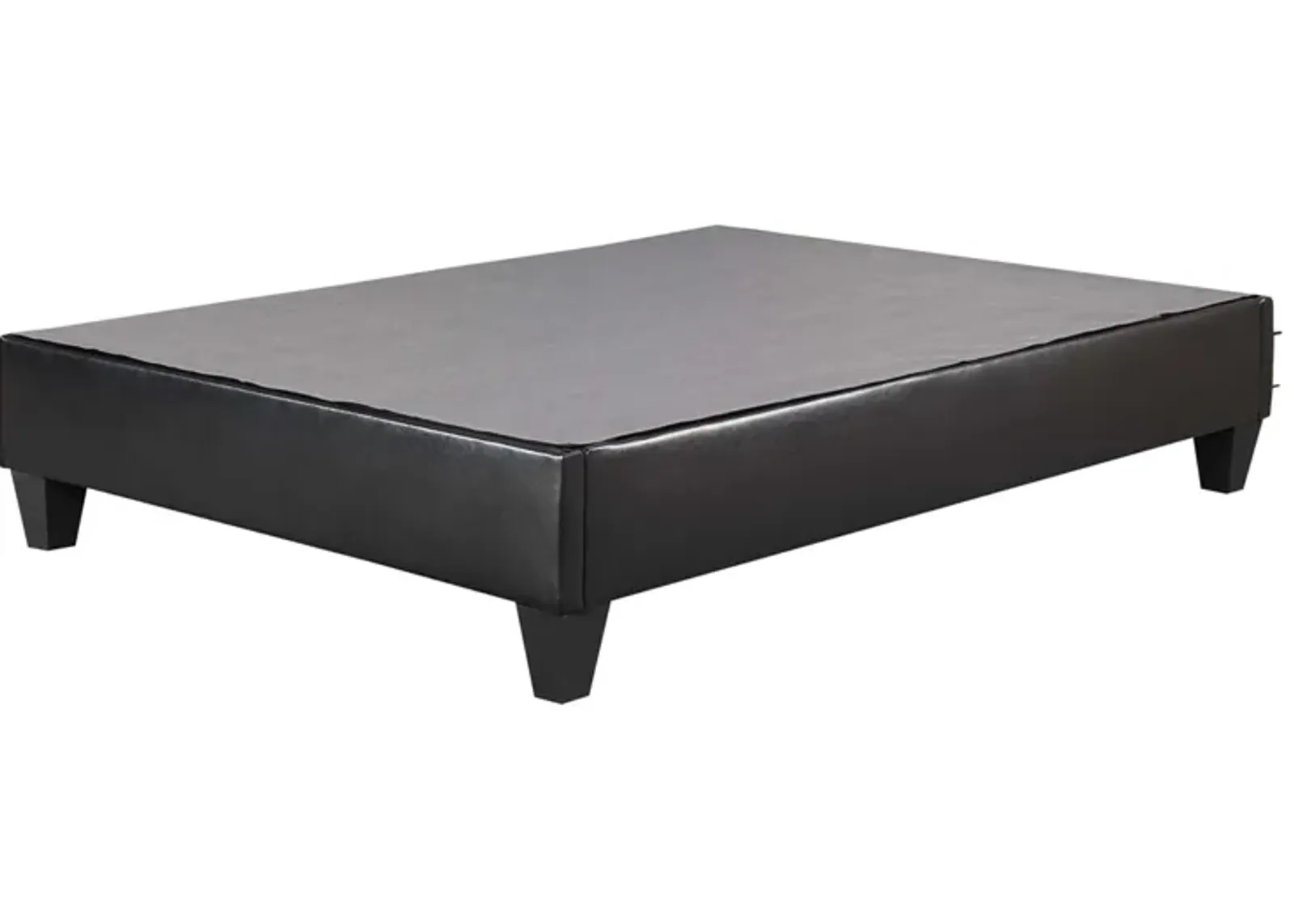 Abby Platform Bed in Black, Full