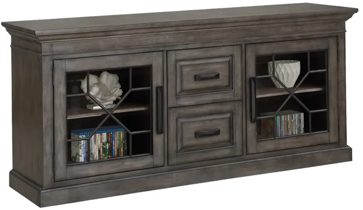 Sundance Media Console in Gray, 76 Inch