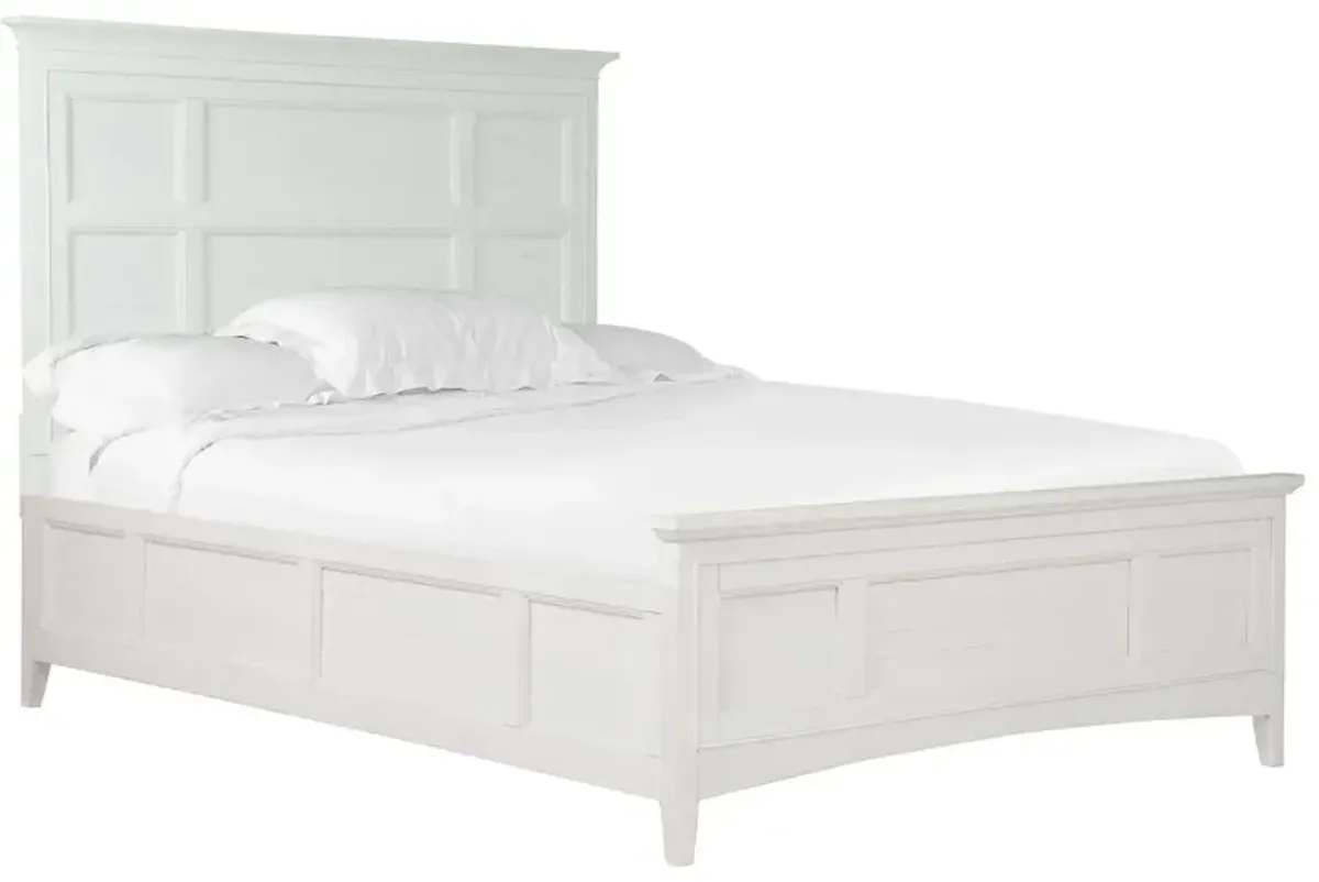 Bay Creek Panel Bed in White, CA King