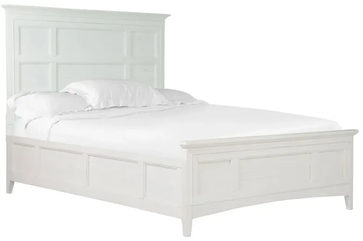 Bay Creek Panel Bed in White, CA King