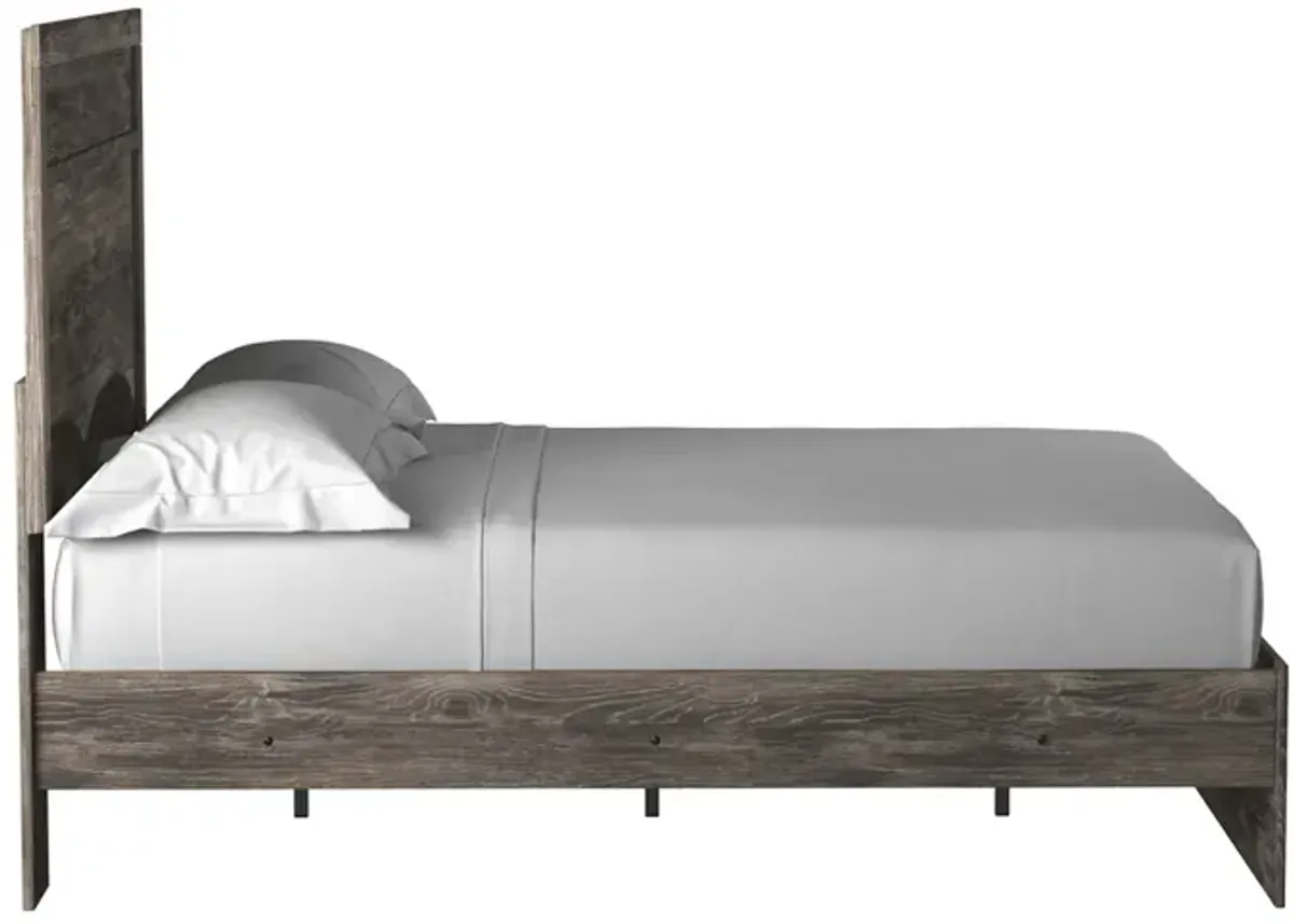 Stelsie Panel Bed in Gray, Full