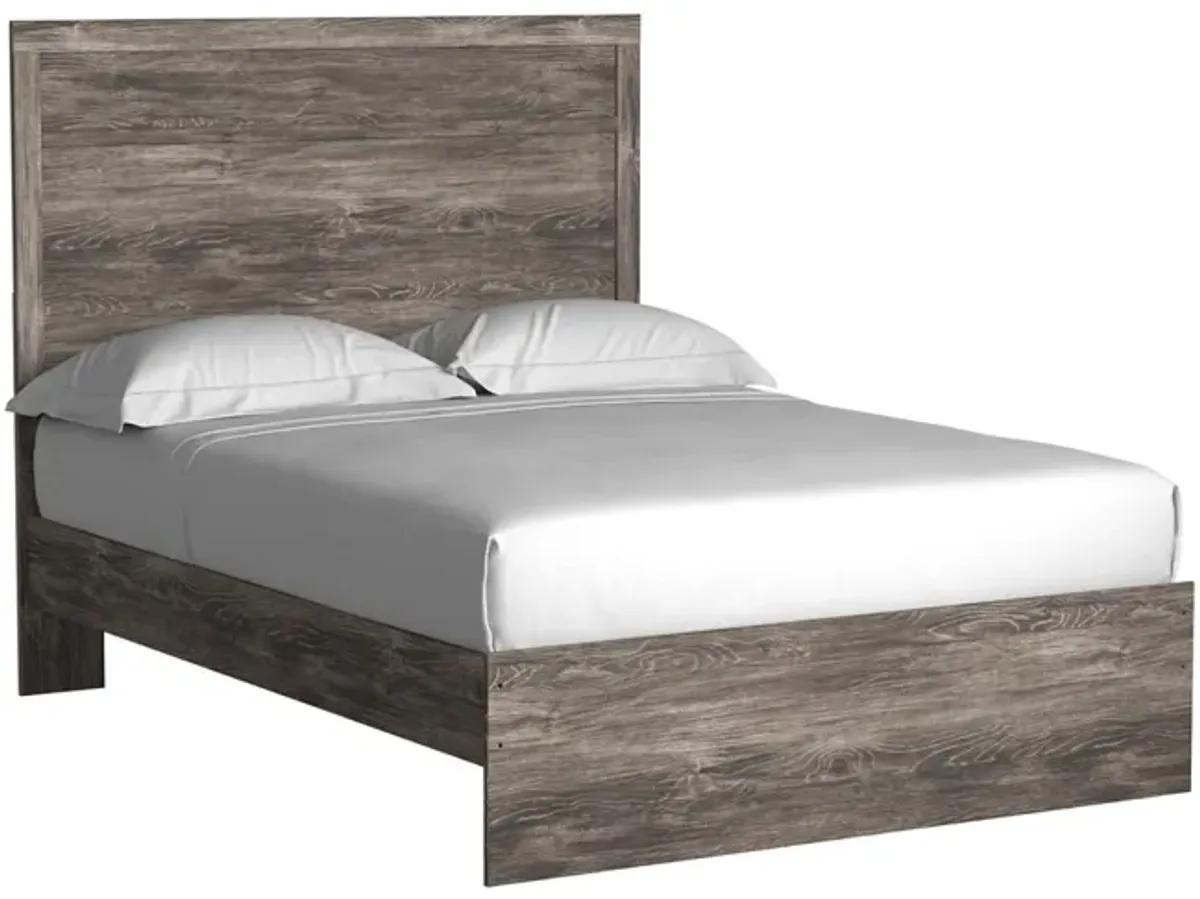 Stelsie Panel Bed in Gray, Full