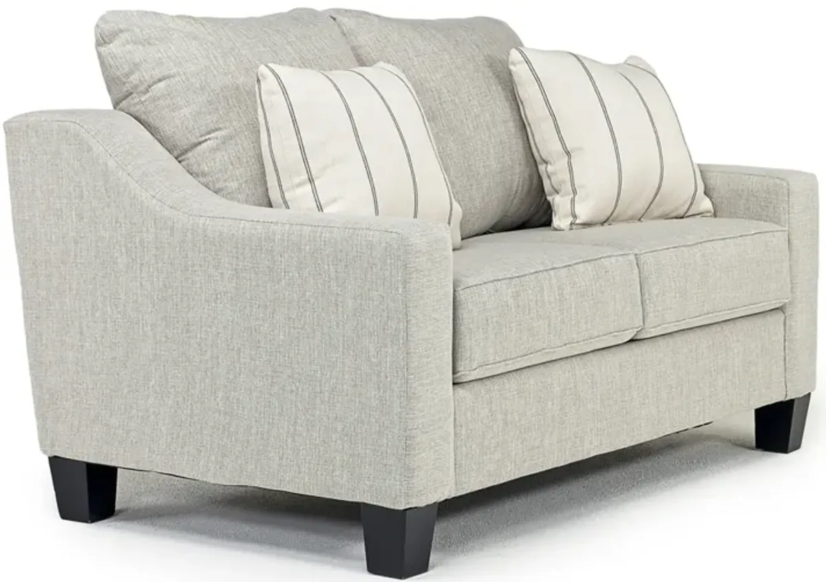 Lucy Loveseat in Splash Linen