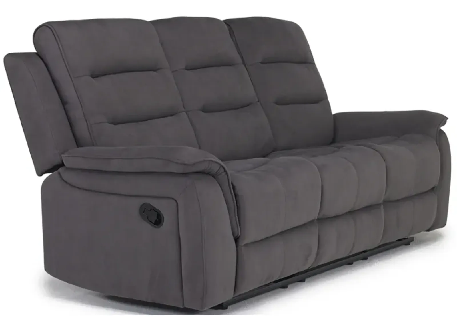 Chanell Reclining Sofa in New Nappa Gray