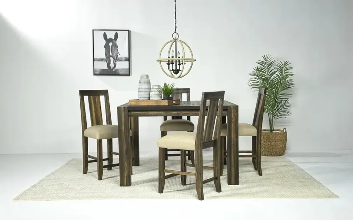 Meadow Counter Height Dining Table in Brown