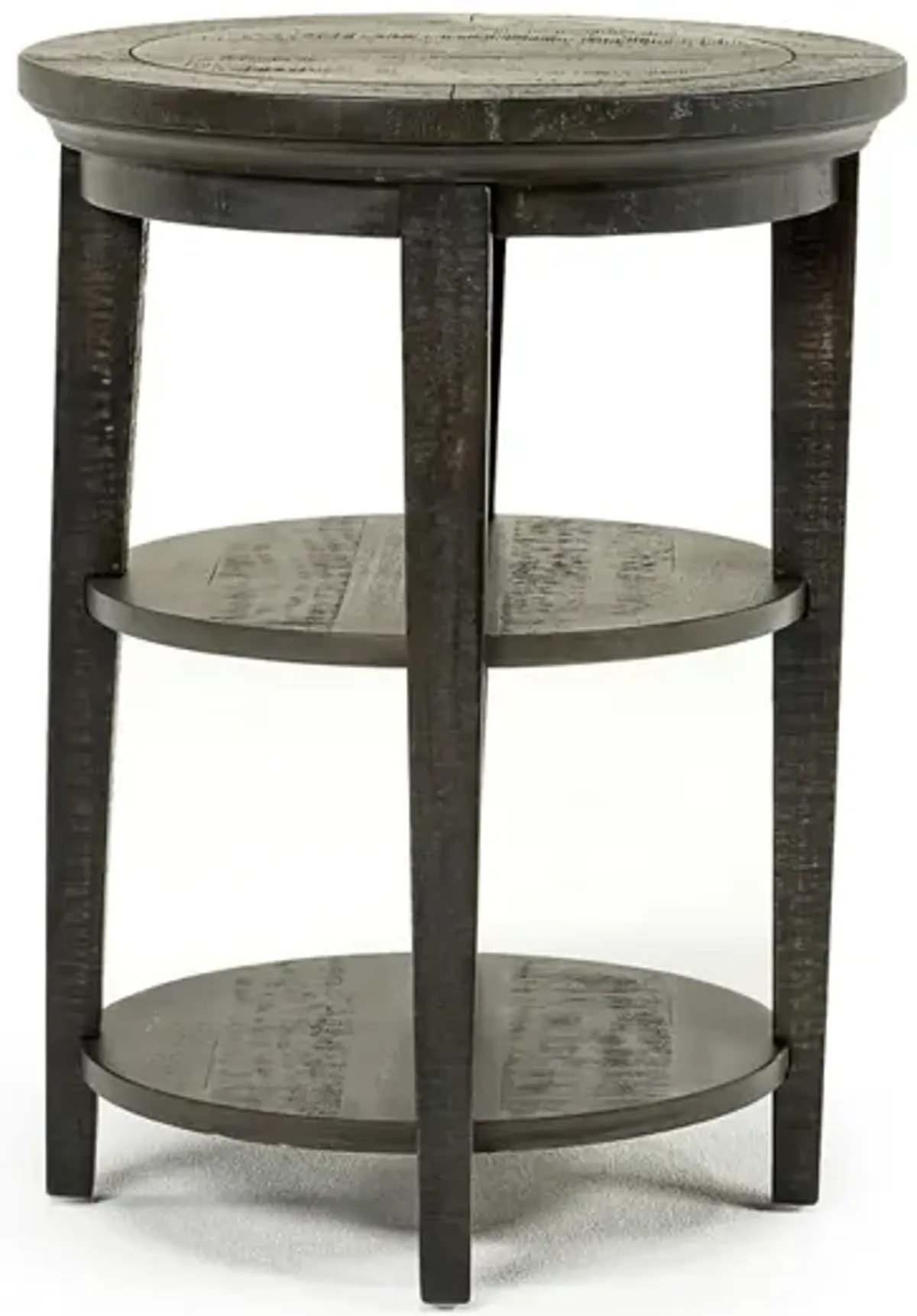 Bay Creek End Table in Graphite, Round