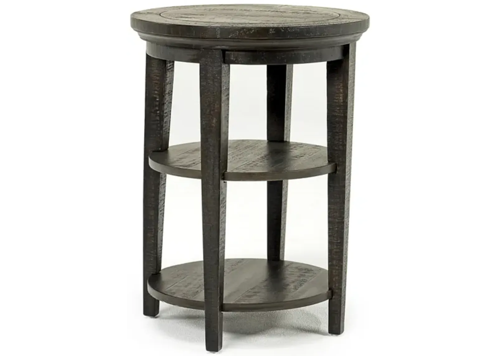 Bay Creek End Table in Graphite, Round