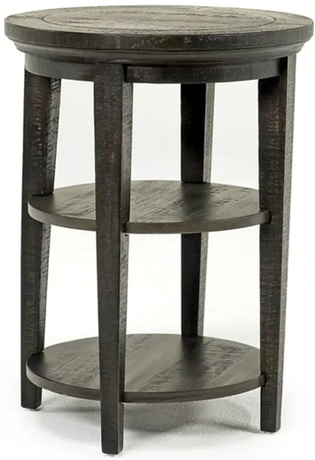 Bay Creek End Table in Graphite, Round