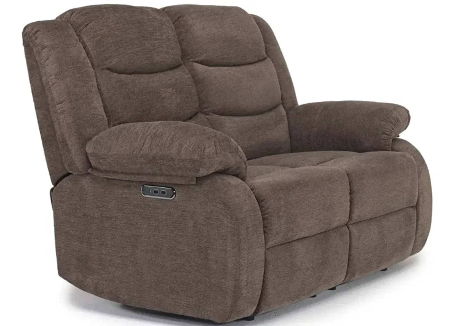 Kelsey Power Loveseat in Brown