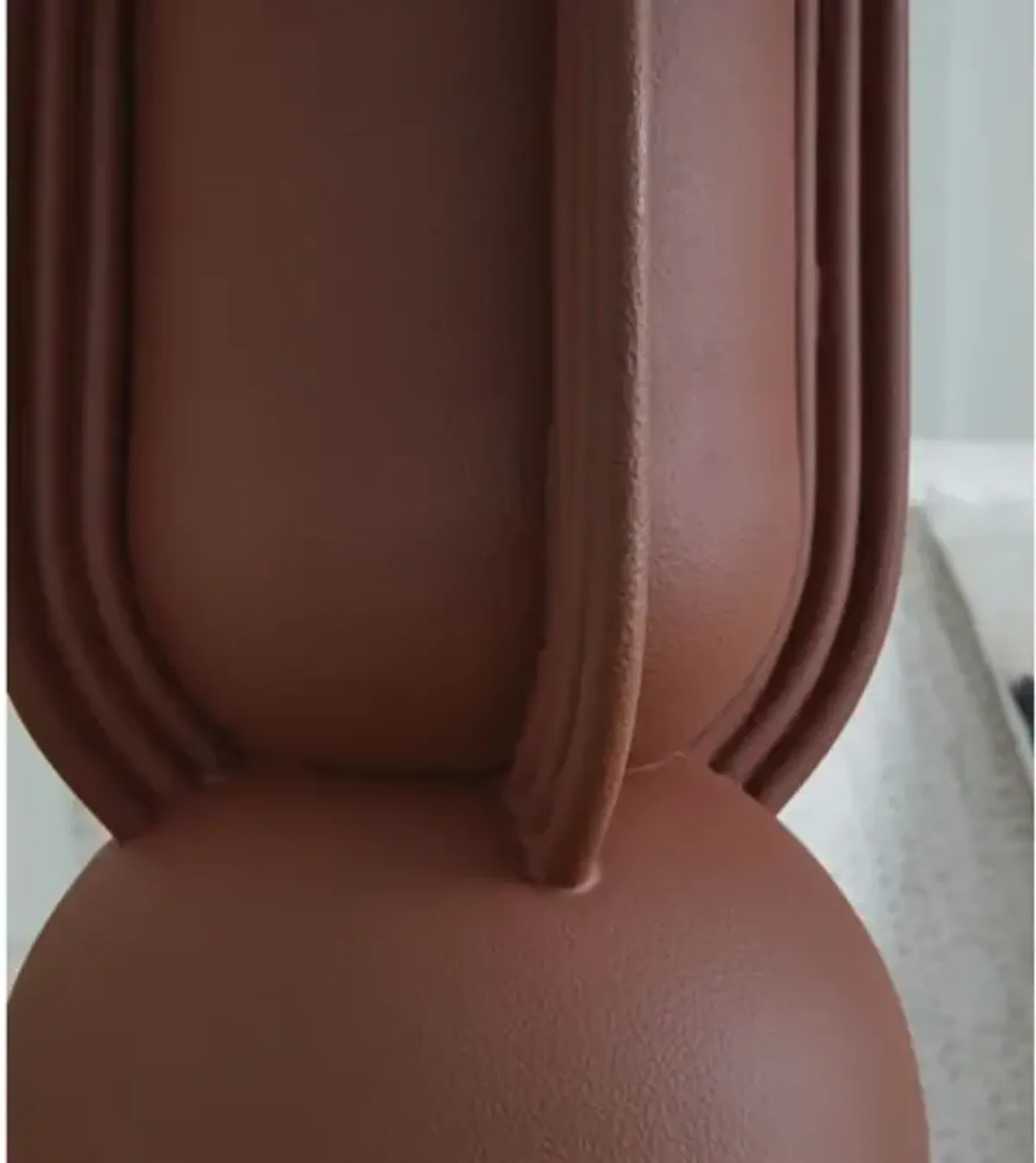 Rowandale Table Lamp in Brick Red