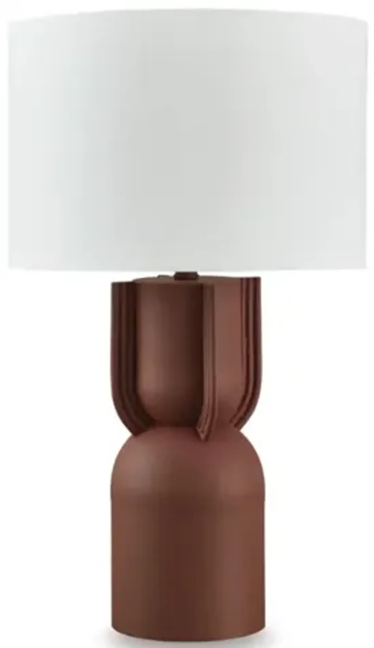 Rowandale Table Lamp in Brick Red