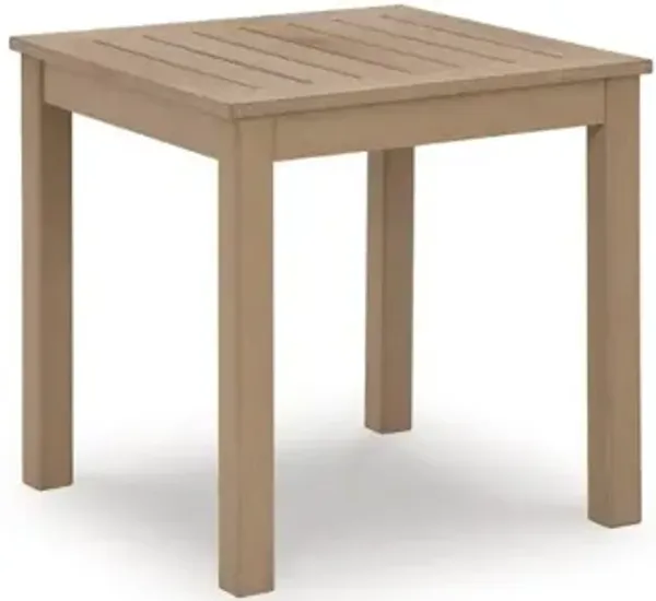 Hallow Creek Outdoor End Table in Driftwood