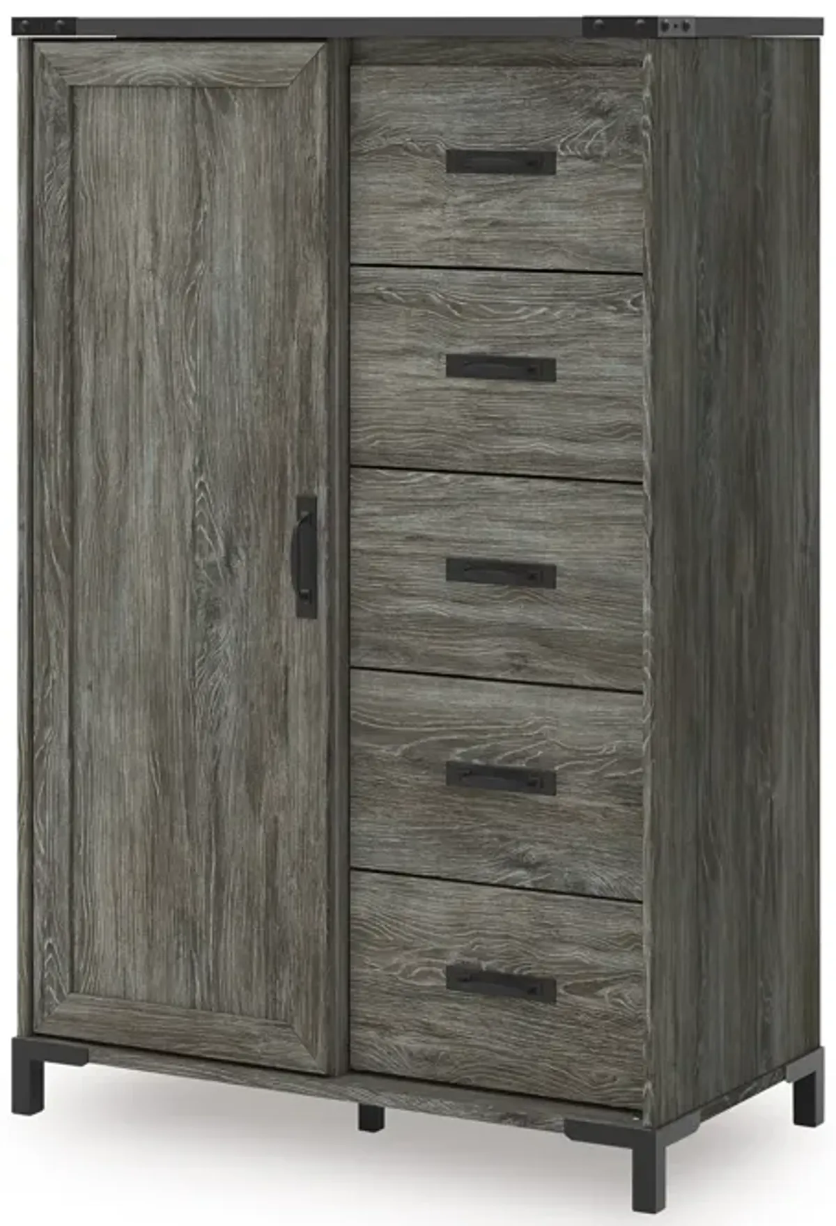 Frandern Door Chest in Gray