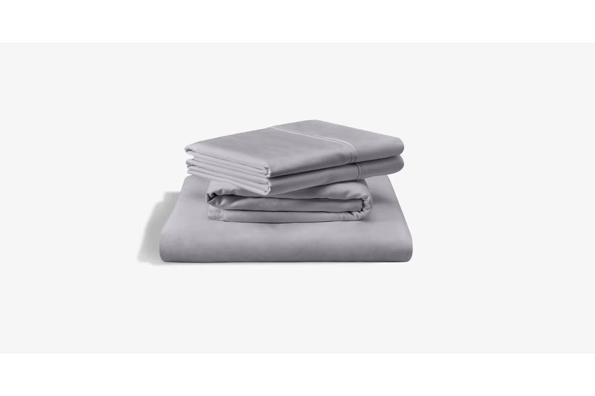 Tempur-Pedic Classic Cotton Sheets in Cool Gray, Queen