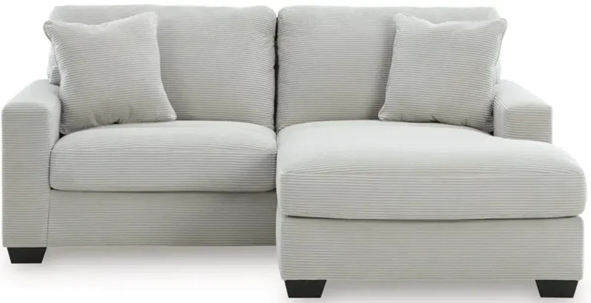Amesley Sofa Chaise in Smoke
