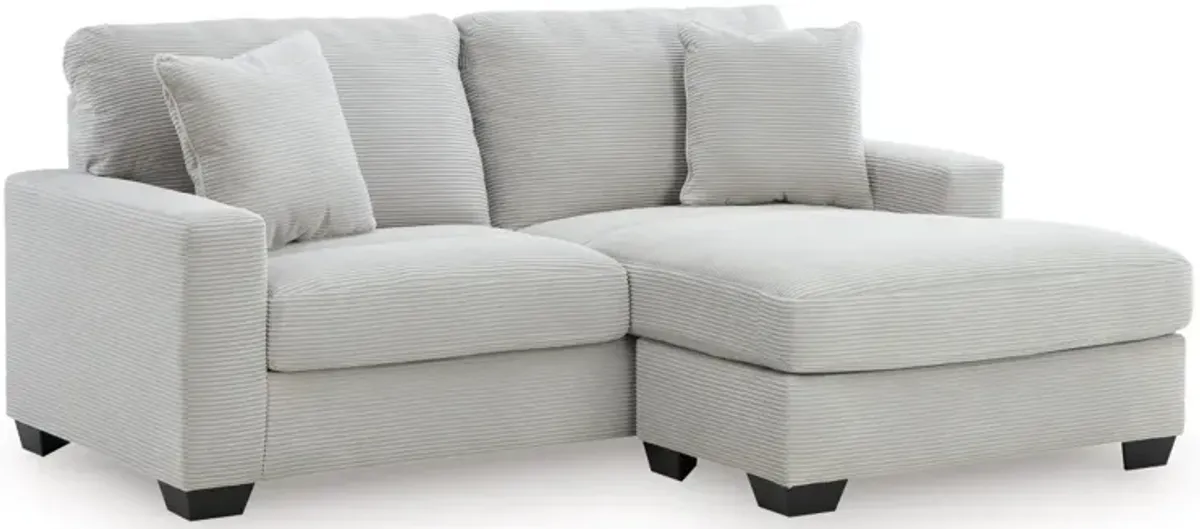 Amesley Sofa Chaise in Smoke