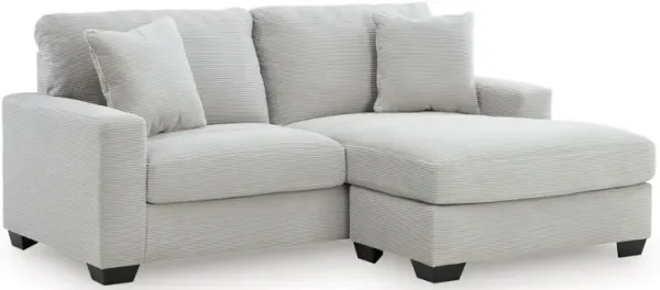 Amesley Sofa Chaise in Smoke