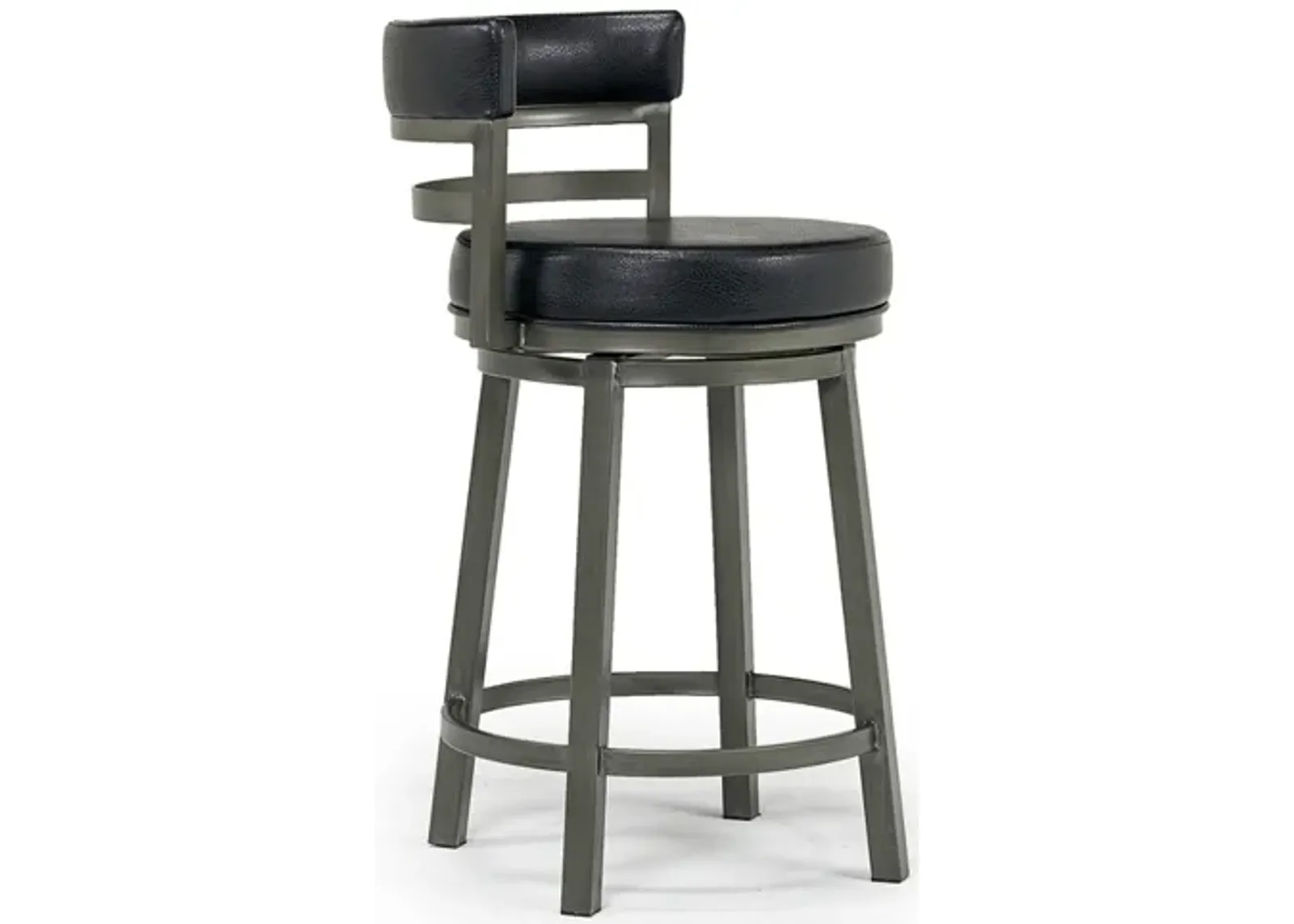 Madrid Counter Height Stool in Mineral & Black, Swivel