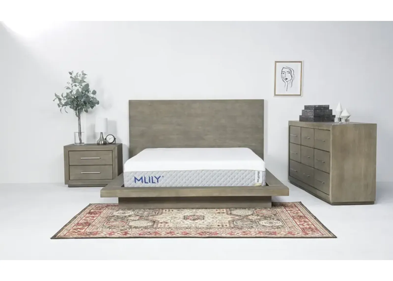 Mlily 12 Inch Wellflex 1.0 Firm Mattress, CA King