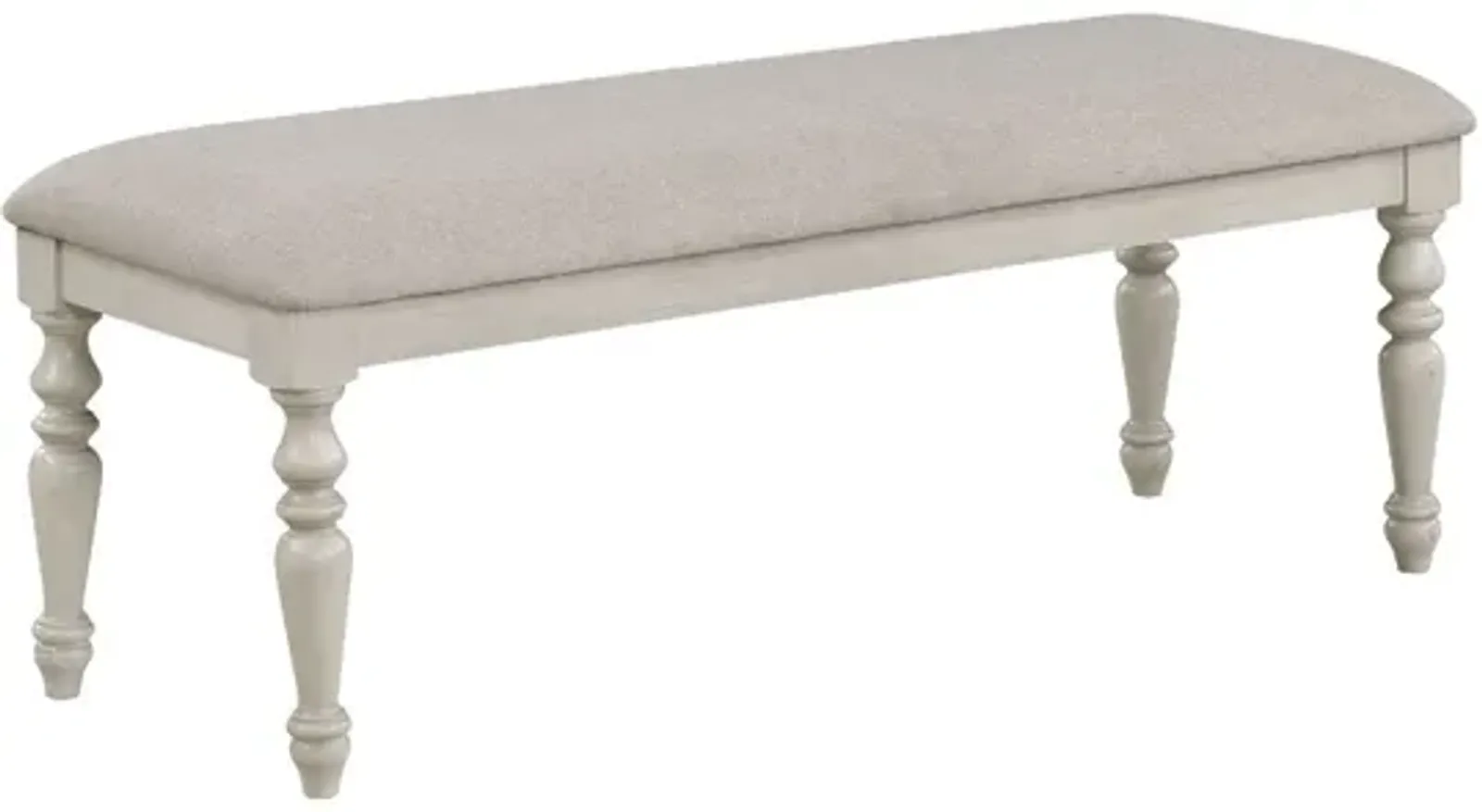 Jennifer Bench in White