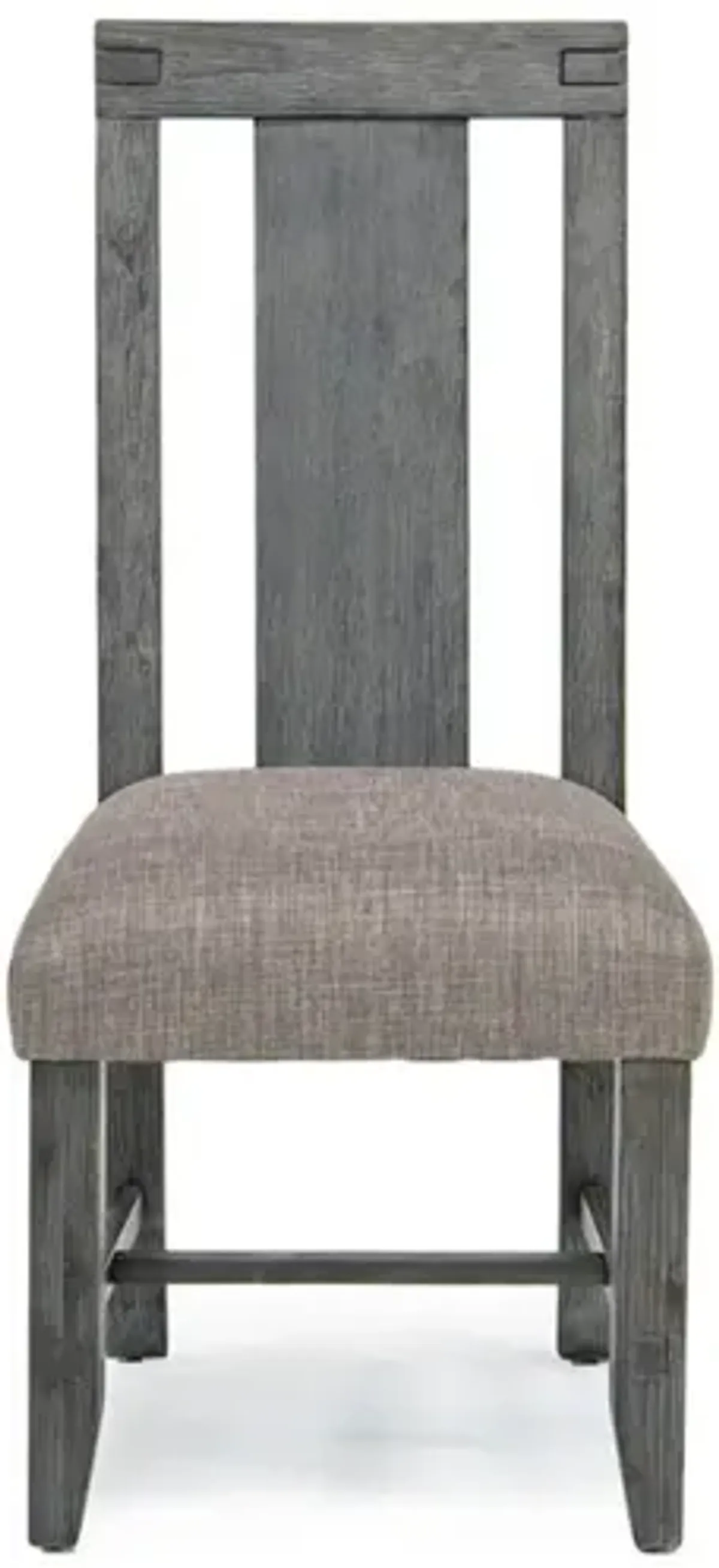 Meadow Side Chair in Gray, Upholstered