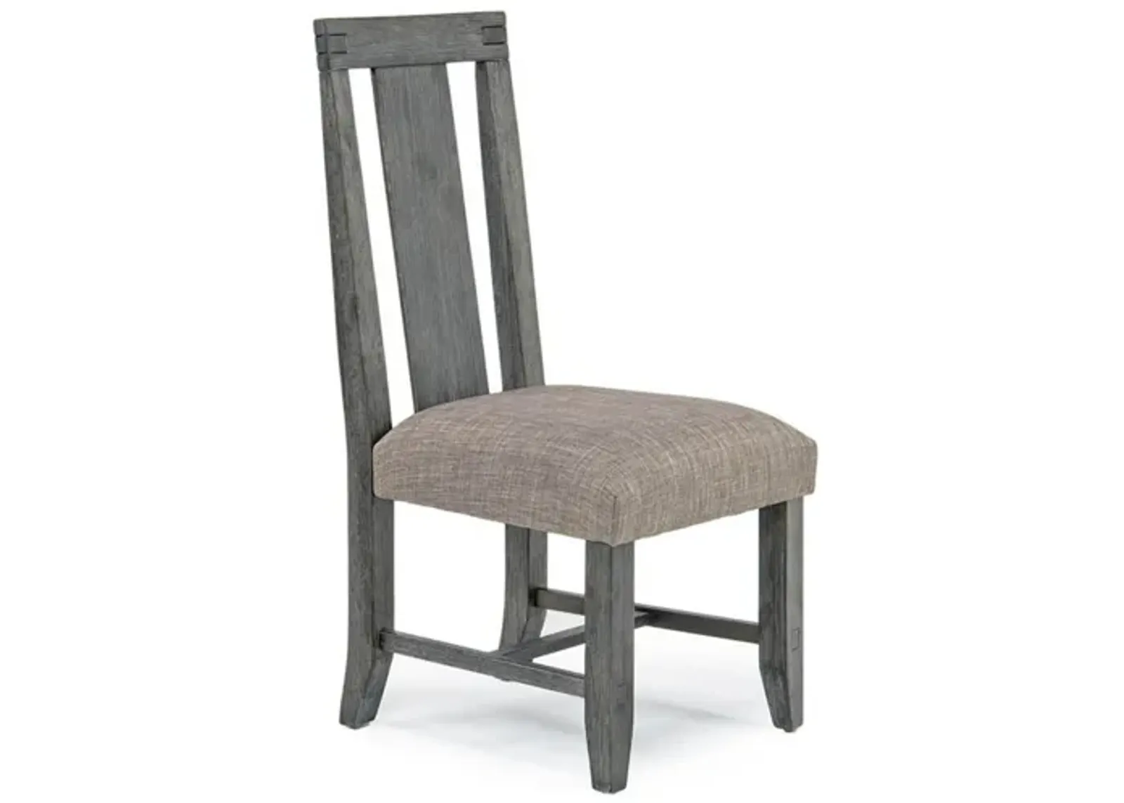 Meadow Side Chair in Gray, Upholstered