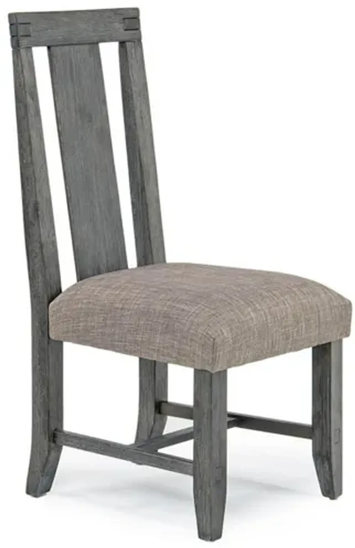 Meadow Side Chair in Gray, Upholstered