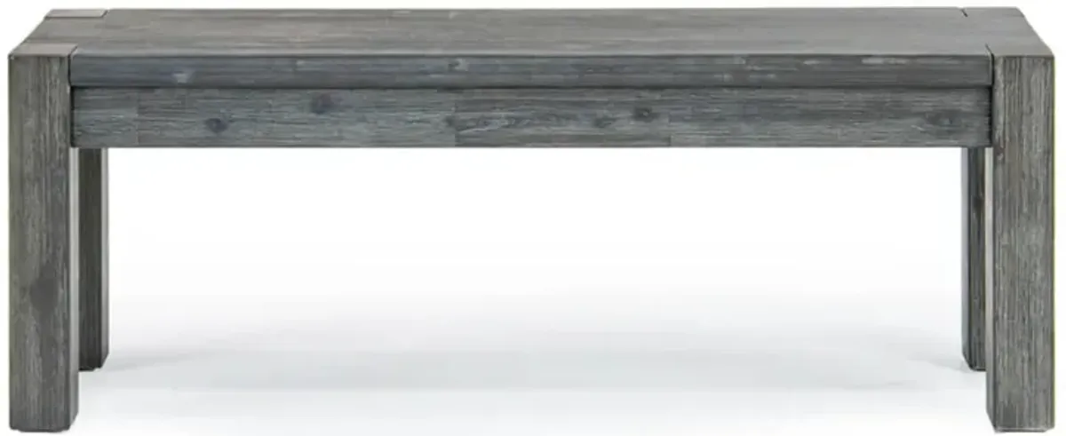 Meadow Dining Bench in Gray