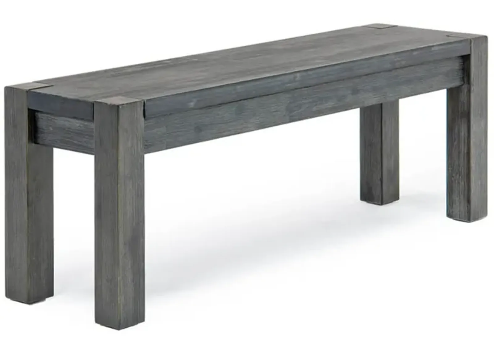 Meadow Dining Bench in Gray