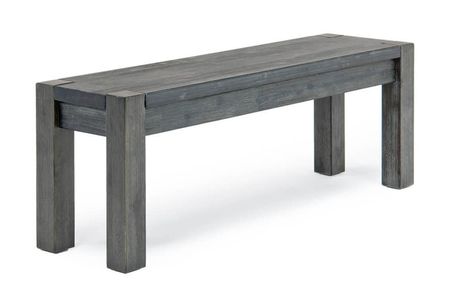 Meadow Dining Bench in Gray