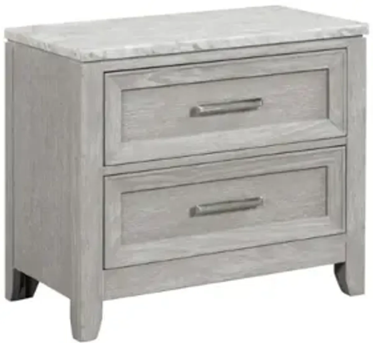 Fiona Nightstand in Mist Gray