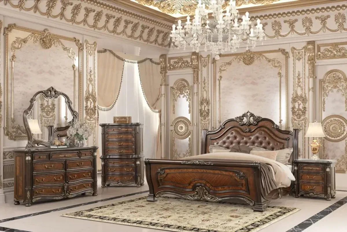 Stellata Dresser in Mahogany Brown