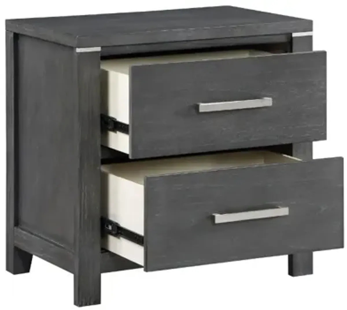 Odessa Nightstand in Charcoal Gray