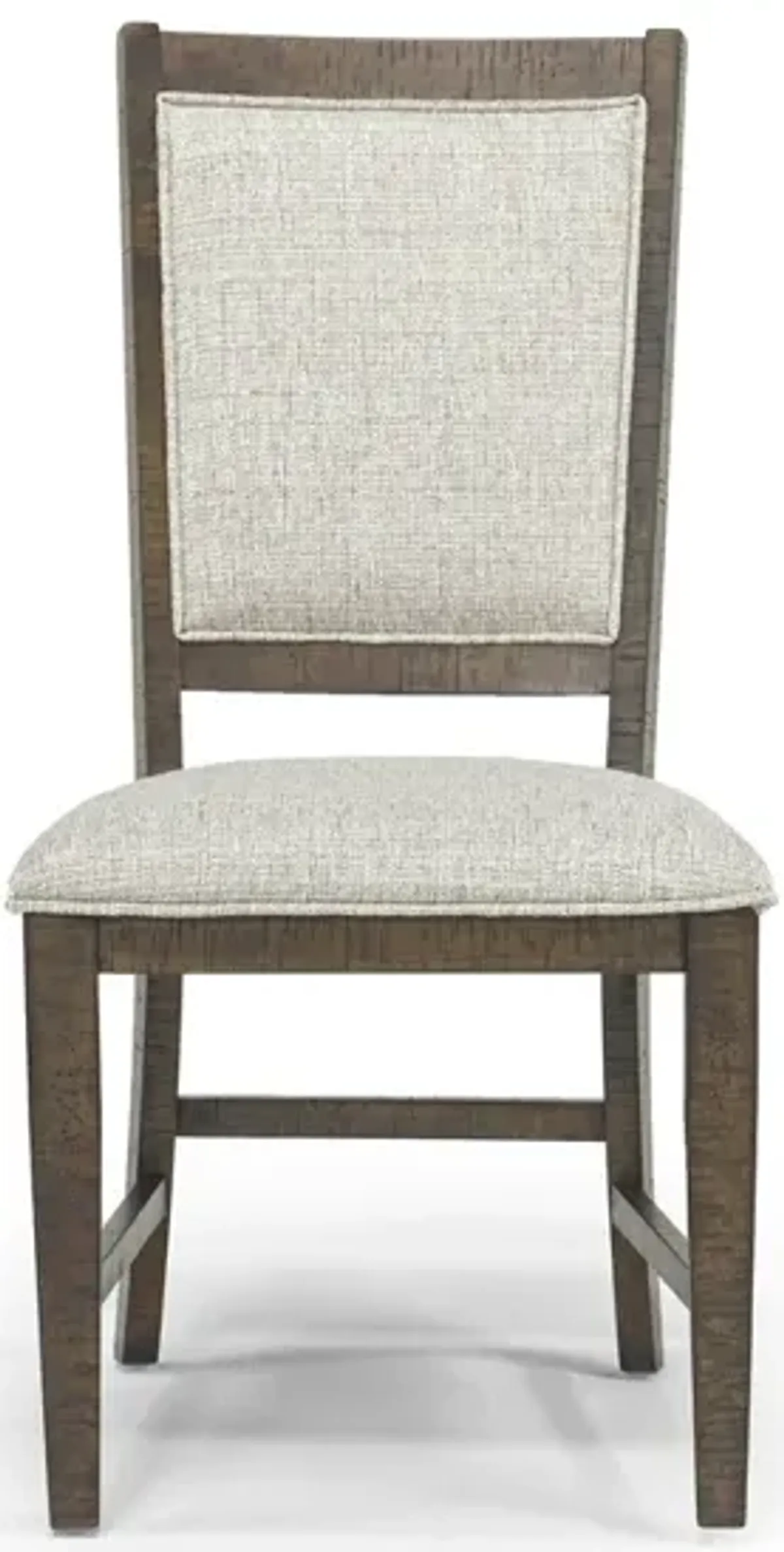 Bay Creek Side Chair in Toasted Nutmeg, Upholstered V-back