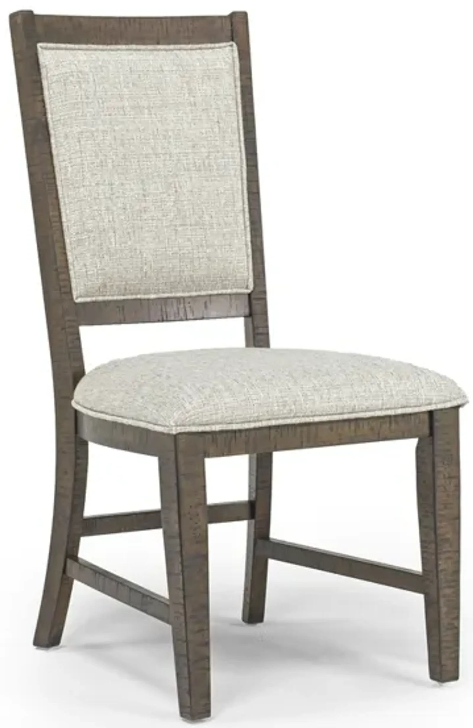 Bay Creek Side Chair in Toasted Nutmeg, Upholstered V-back