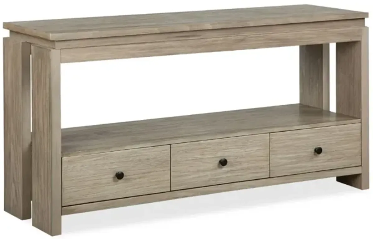 Conrad Sofa Table in Stone Harbor Gray