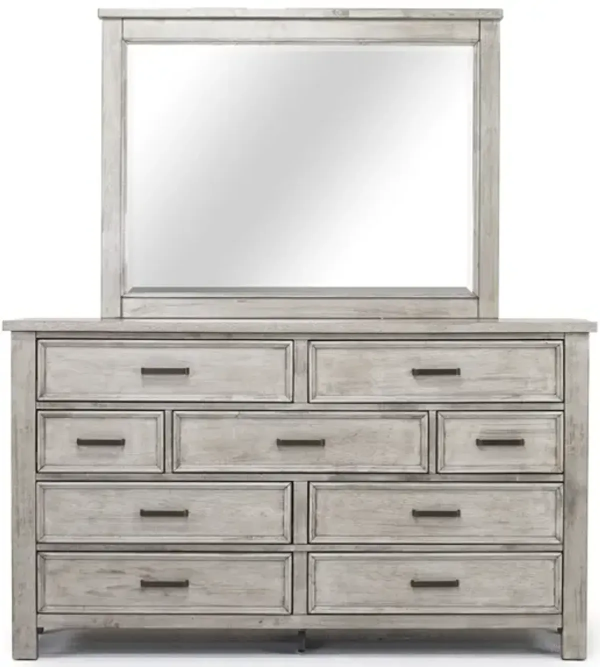 Sullivan Mirror in Drift Gray