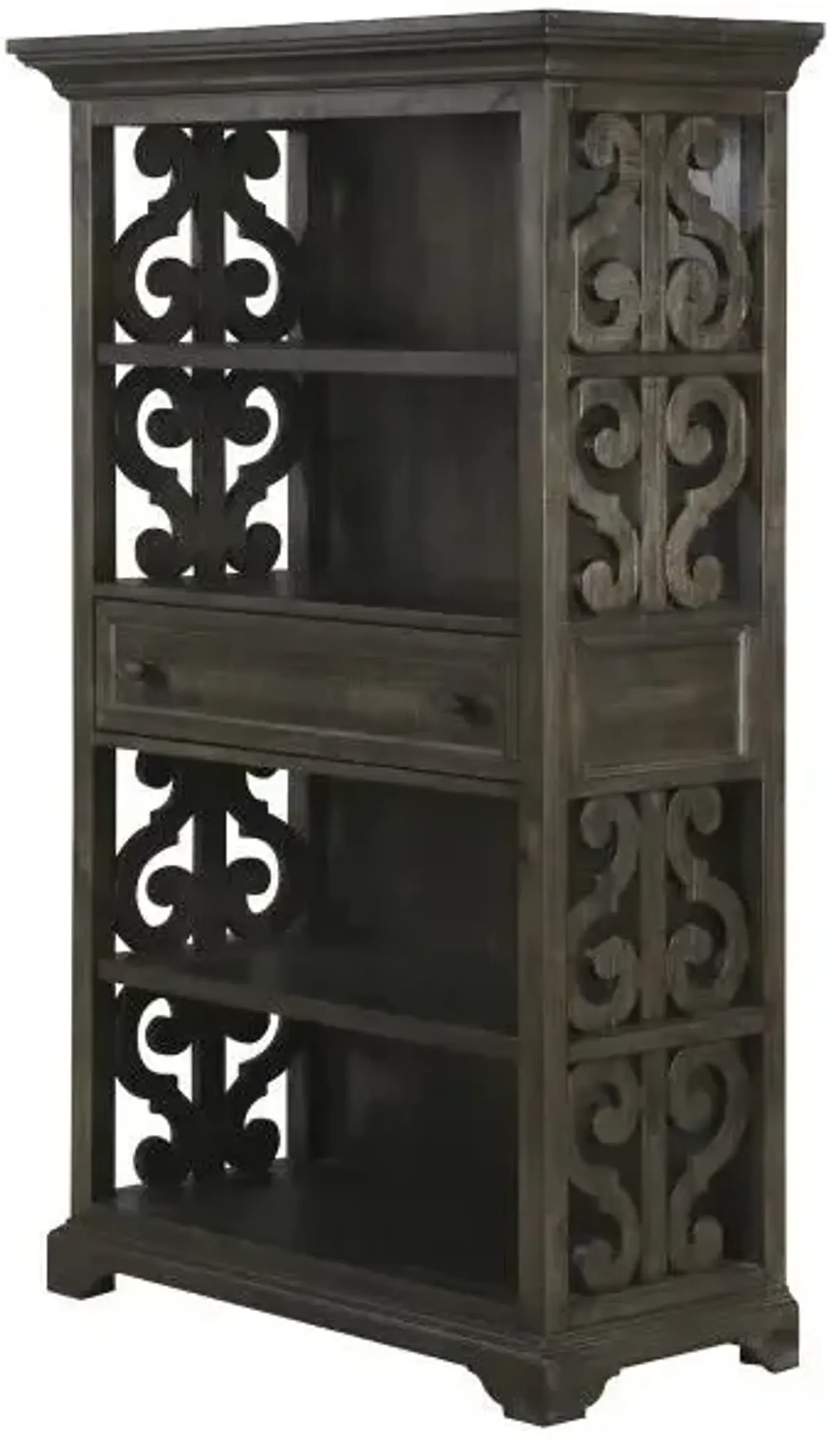 Bellamy Office Bookcase in Charcoal